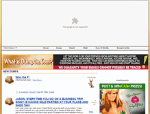 Tablet Screenshot of dumponyou.com